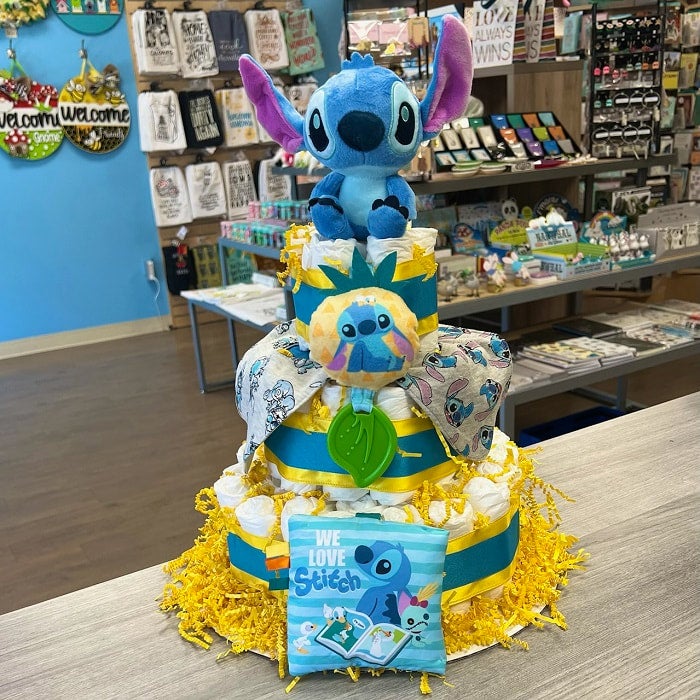 Diaper Cake for Baby Girls | Storks.com | Unique Baby Gifts & More